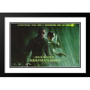 The Matrix Revolutions 32x45 Framed and Double Matted Movie Poster   F