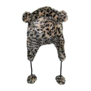 David & Young Faux Fur Animal Print Trooper Hat for Kids 847164033204 