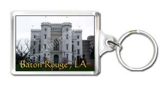 Baton Rouge   Louisiana State Capitol Souvenir Keychain  