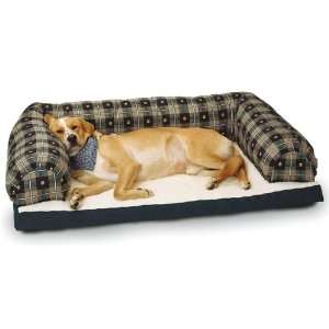  Beasley Couch Dog Bed 33 Teal Paw Plaid