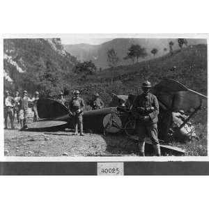 Italian Front,World War I,WWI,Austrian Plane fell near headquarters of 