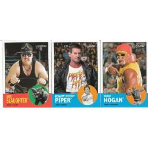 2006 WWE Magazine Exclusive WWE Heritage II Promo card lot of 3 Hogan 