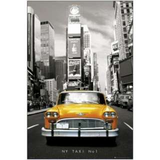 New York Taxi No. 1 Maxi Poster Times Square Yellow Cab  