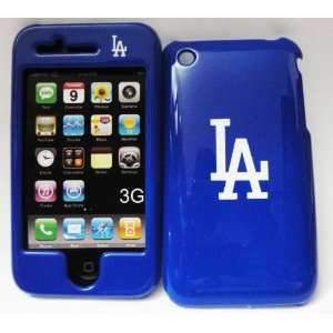  Iphone 3G 3GS Solid Blue LA Style Design Snap On 