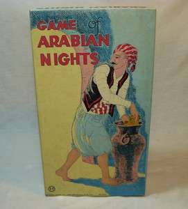 VINTAGE 1940 GAME OF ARABIAN NIGHTS   NATIONAL GAMES, INC. No 5013 