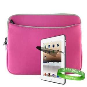  Apple Ipad Accessories Kit ** PINK ** Form Fitted Scratch 