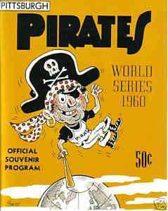 1960 Pittsburgh Pirates World Series program photo c203  