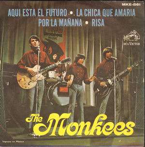 MONKEES Look Out 1967 MEXICO 4 track ep  