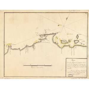  1768 map of Panama, Portobelo,