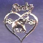heart shaped elephant pin 1968 presidential primaries republican 