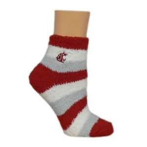  Soft Stripes Wsu Cougars Socks