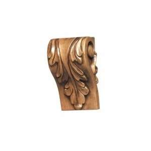  Cor 8D Acanthus Block Corbel 5 H Oak