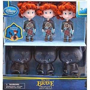  Disney / Pixar BRAVE Movie Exclusive Doll Set Triplets 