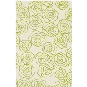 Rug Market America Rexford Deco Rose Green 60017 Ivory/green 8X11 Area 