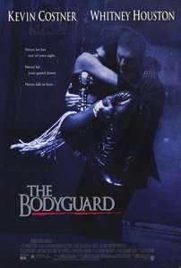 1992 The Bodyguard 27x40 MOVIE POSTER Whitney Houston  