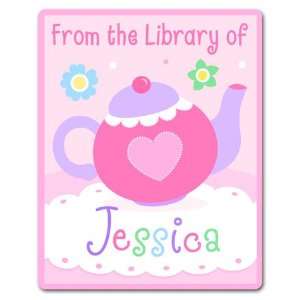  Best Quality TeaParty Personalized Kids Book Plate By 
