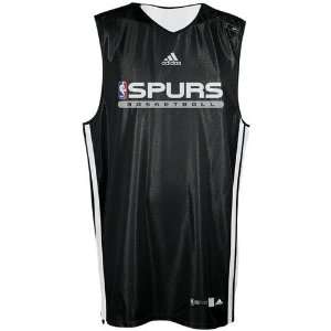  Adidas San Antonio Spurs Black Reversible Sleeveless Shirt 