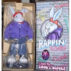   Rappin Rabbit 14 Singing and Dancing Animated Rabbit Toys & Games