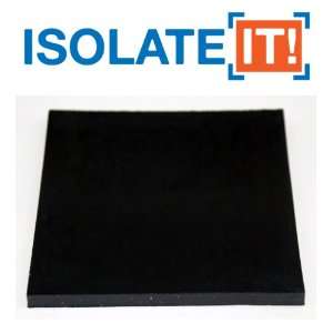  Isolate It Sorbothane Vibration Isolation Square Pad 30 