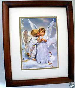 Angel Wishes Kisses by Sandra Kuck Framed Print MMS  