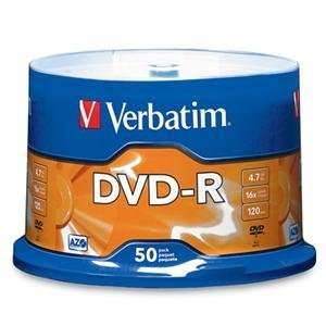  NEW DVD R 4.7GB 16X 50 Pack   95101