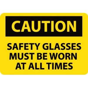  SIGNS SAFETY GLASSES MUST BE WORN