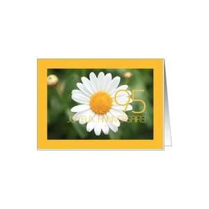  95th Birthday card in French, white daisy Card Health 