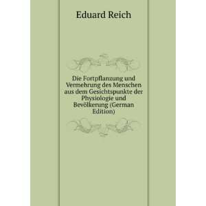   BevÃ¶lkerung (German Edition) (9785873902071) Eduard Reich Books