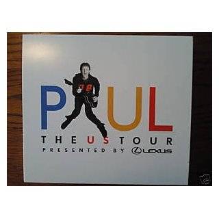 PAUL McCARTNEY   THE US TOUR presented by LEXUS   2 CD SET by CAPITOL 
