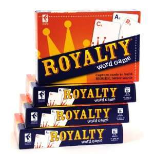    Royalty Word Game _ Bundle of 4 Identical Card Games Toys & Games
