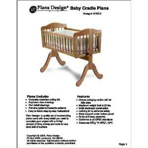   Swing Cradle Bed Woodworking Plans  Design #5CRD2