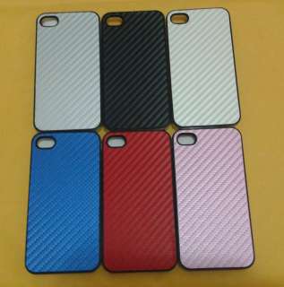 6pc hard back case cover for iphone 4 4G 6 color #020  