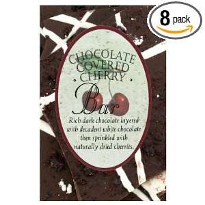 Traverse Bay Confections Chocolate Covered Cherry Bar, 3 Ounce (Pack 