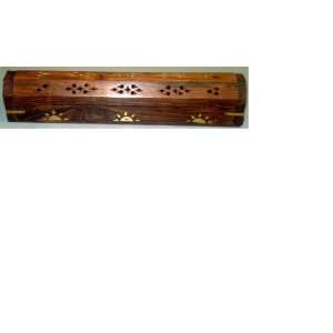  Wooden Coffin Incense Burner   Sun Inlays   Storage 