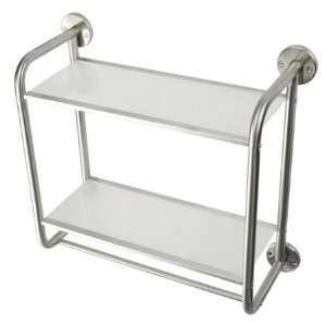   CC3181 Vintage Stainless Steel Wall Console, Chrome