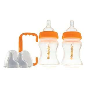  BPA free Baby Bottles Twin Pack, 5 oz and Baby Bottle to Sippy Cup 