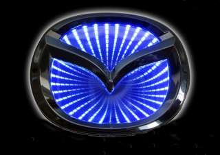   Car Decal Logo Light Badge Lamp Emblem Sticker for Mazda 6 M6  