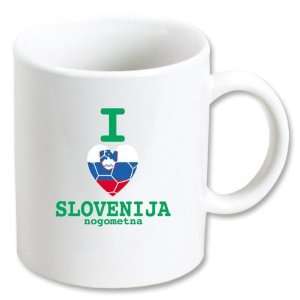  I Heart Slovenia Soccer Mug