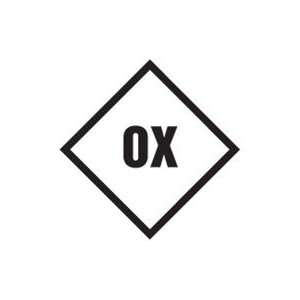    4 Symbol for 10 x 10 Placard   Oxidizer