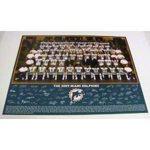 Miami Dolphins   NFL   2009 Roster   Picture Card (8.0 in 