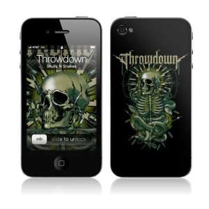   MS THRW10133 iPhone 4  Throwdown  Skulls N Snakes Skin Electronics
