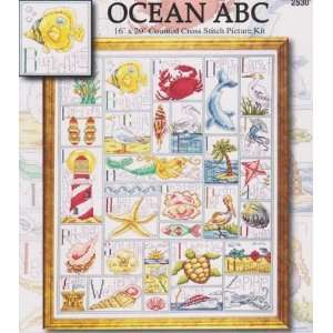  Ocean ABC   Counted Cross Stitch Kit Arts, Crafts 