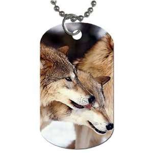  Wolf Pack Dog Tag with 30 chain necklace Great Gift Idea 