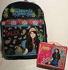 SET WIZARDS OF WAVERLY PLACE BACKPACK LUNCH BOX Alex