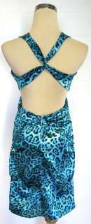 NWT WINDSOR $80 Turquoise /Black Cocktail Prom Dress 5  