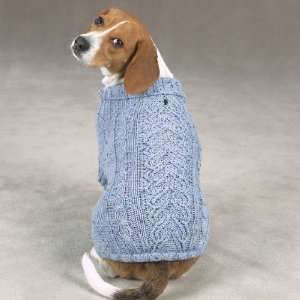   Dog Sweater Irish Knit Heather Fits Dogs 75   90 Lbs