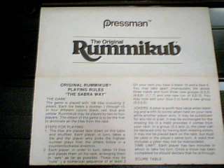 1980 Pressman The Original Rummikub No. 400 Complete  