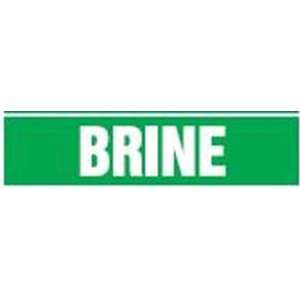  BRINE   Cling Tite Pipe Markers   outside diameter 5 1/4 