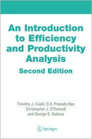   Analysis, (038724266X), Timothy J. Coelli, Textbooks   