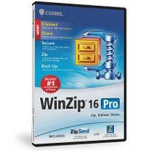  NEW WinZip 16 Pro Single User CD E (Software) Office 